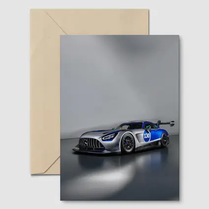Mercedes AMG GT3 Race Car Studio Shot