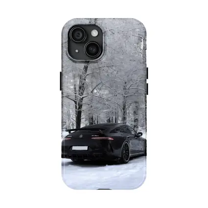 Mercedes AMG GT63 Black Snow Winter Forest