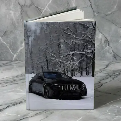 Mercedes AMG GT63 Black Snow Winter Forest