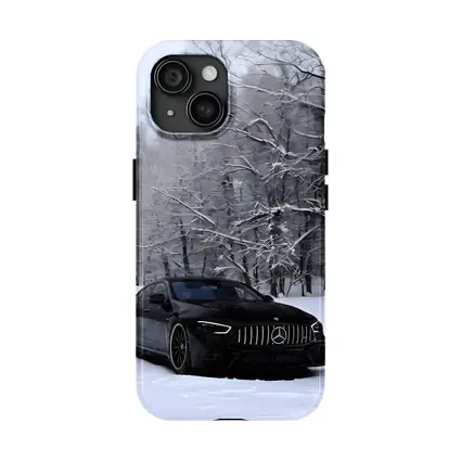 Mercedes AMG GT63 Black Snow Winter Forest