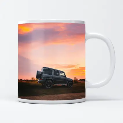 Mercedes G Class at Golden Sunset