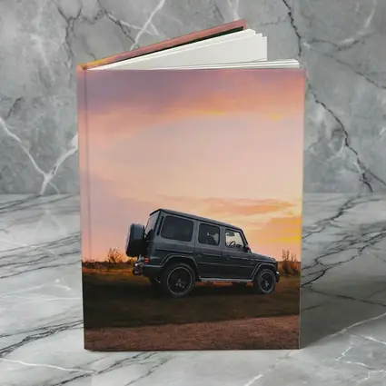 Mercedes G Class at Golden Sunset