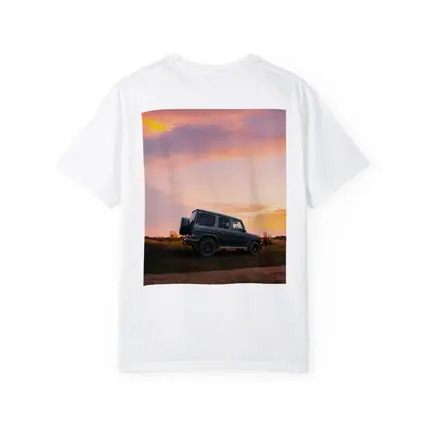 Mercedes G Class at Golden Sunset