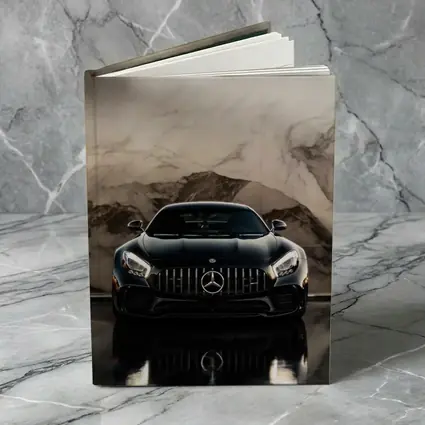 Mercedes AMG GT Black Marble Background