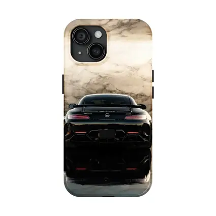 Mercedes AMG GT Black Marble Background