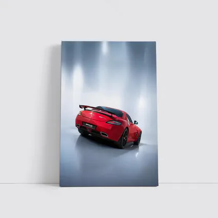 Mercedes AMG SLS Red Studio Shot