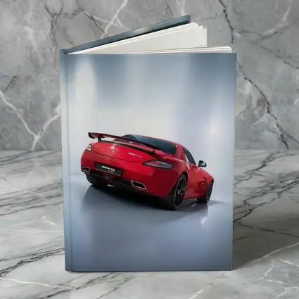 Mercedes AMG SLS Red Studio Shot