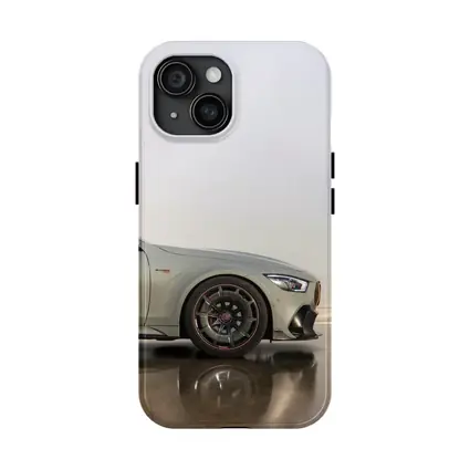 Mercedes AMG GT Silver Minimal Studio Shot