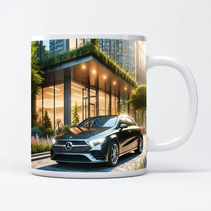 Mercedes Benz A Class Urban Building Setting
