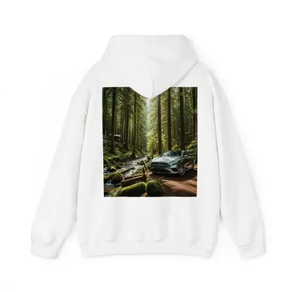 Mercedes A Class Silver Forest Stream Scene