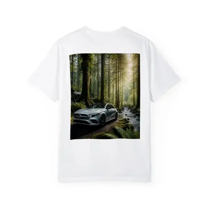 Mercedes Benz A Class Forest Road Scene