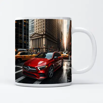 Mercedes Benz A Class Red New York City
