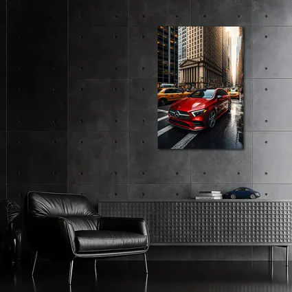 Mercedes Benz A Class Red New York City