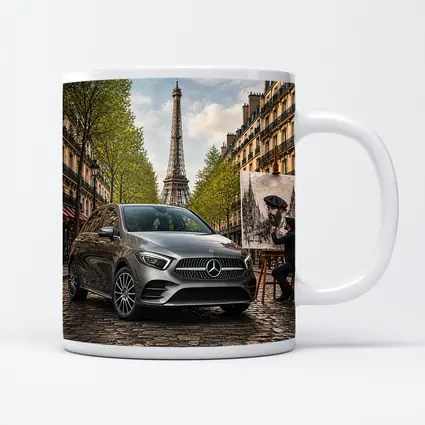 Mercedes Benz B Class Paris Street Scene
