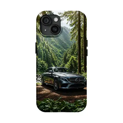 Mercedes Benz E Class Forest Mountain Setting