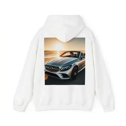 Mercedes C Class Cabriolet Beach Sunset