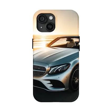 Mercedes C Class Cabriolet Beach Sunset