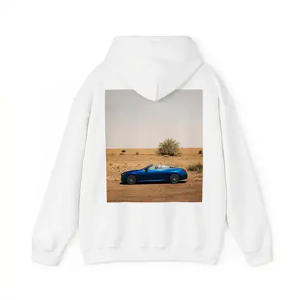 Mercedes CLE Cabriolet Blue Desert Landscape
