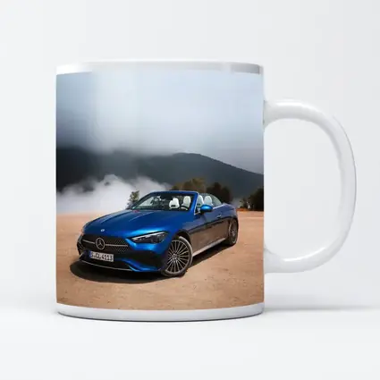 Mercedes CLE Cabriolet Blue Misty Mountains