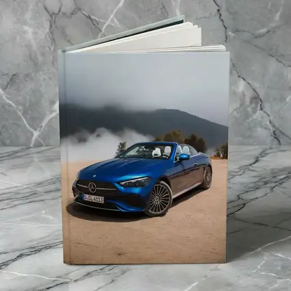 Mercedes CLE Cabriolet Blue Misty Mountains