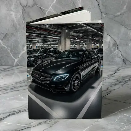 Mercedes Benz E Class Underground Parking Night