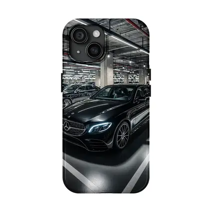 Mercedes Benz E Class Underground Parking Night