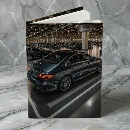 Mercedes E Class Sedan Indoor Parking Lot