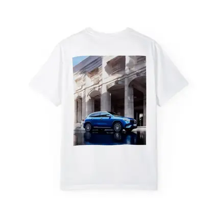 Mercedes EQA Blue SUV Urban Architecture