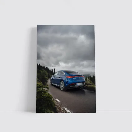 Mercedes EQE 500 Blue Mountain Road Drive