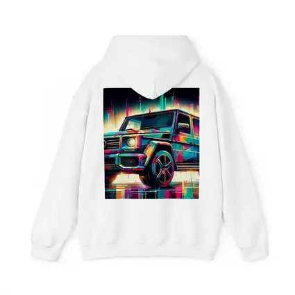 Mercedes G Class Neon Abstract Art