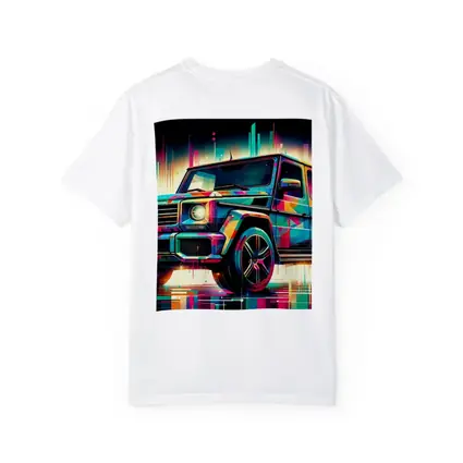 Mercedes G Class Neon Abstract Art