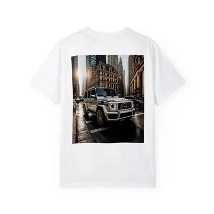 Mercedes G Class White SUV City Street