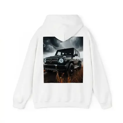 Mercedes G Class Dark Stormy Field Scene