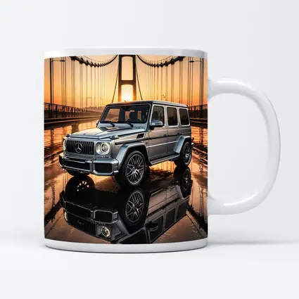 Mercedes G Wagen Silver Bridge Sunset