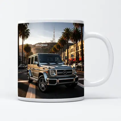 Mercedes G Wagen Hollywood Los Angeles Street