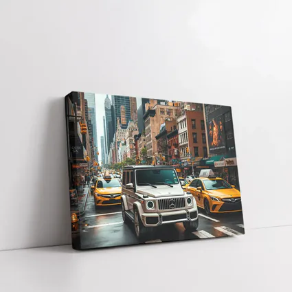 Mercedes G Wagon Cruising New York Streets