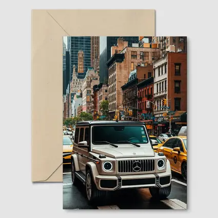 Mercedes G Wagon Cruising New York Streets