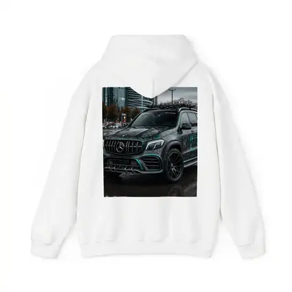 Mercedes GLB Custom Wrap Rainy City Street