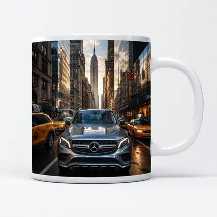 Mercedes GLC SUV New York City Street