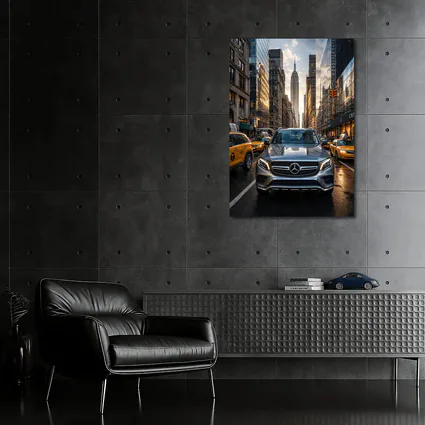 Mercedes GLC SUV New York City Street