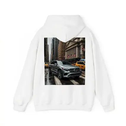 Mercedes Benz GLC Rainy New York Street