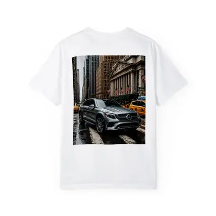 Mercedes Benz GLC Rainy New York Street
