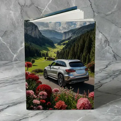 Mercedes Benz GLC Silver Alpine Valley Drive