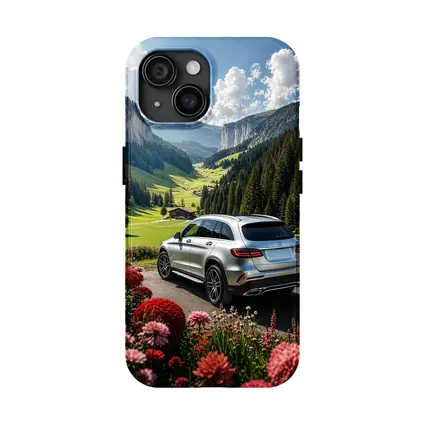 Mercedes Benz GLC Silver Alpine Valley Drive