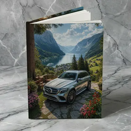 Mercedes GLC Silver SUV Alpine Valley View