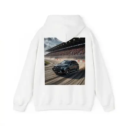 Mercedes Benz GLE Drifting Race Track Crowd