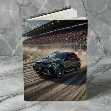 Mercedes Benz GLE Drifting Race Track Crowd
