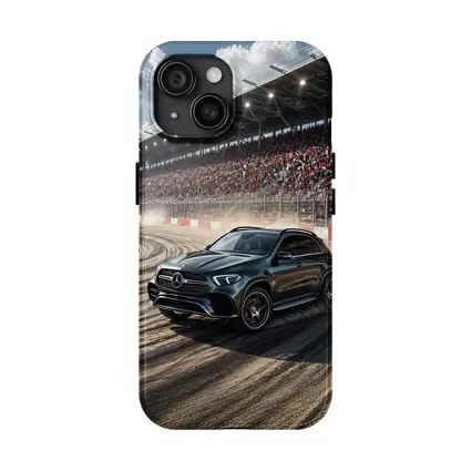 Mercedes Benz GLE Drifting Race Track Crowd