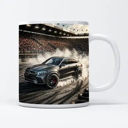 Mercedes GLE AMG Burnout Packed Stadium Track