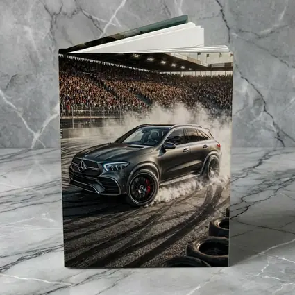 Mercedes GLE AMG Burnout Packed Stadium Track